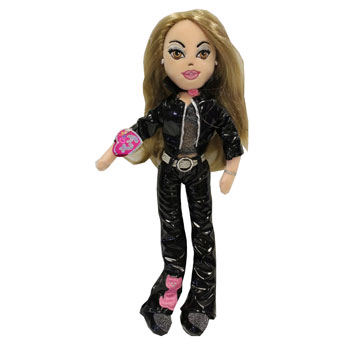 Ty Ruby TY Girlz - ROCKIN RUBY *Rare Blonde Version* (12.5 inch) (Mint ...