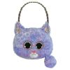 TY Gear Mini Purse - CASSIDY the Cat (6 inch) (Mint)