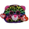 TY Gear Wristlet - DOTTY the Rainbow Leopard (5 inch) (Mint)