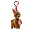TY Holiday Baby - TINSEL the Reindeer (2017) (key clip - 3.5 inch) (Mint)