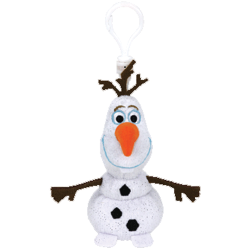 TY Beanie Baby - OLAF Snowman(Disney Frozen) (Plastic Key Clip - 5 inch