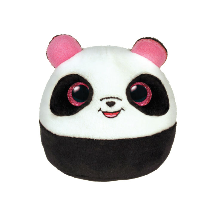 TY Mini Beanie Squishies (Squish-A-Boos) Plush - BAMBOO the Panda Bear