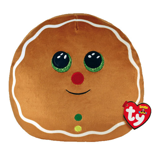 TY Squish-A-Boos Plush COOKIE the Gingerbread Man (Small Size - Main Image
