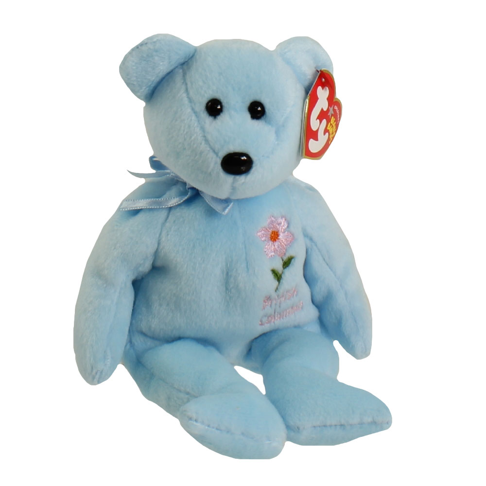 TY Beanie Baby BRITISH COLUMBIA PACIFIC DOGWOOD the Bear