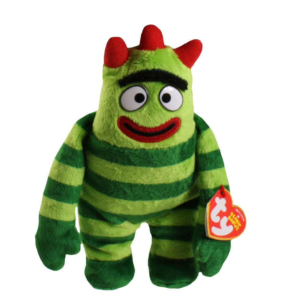 TY Beanie Baby  Brobee MWMTs Stuffed Toy 8. inch Nick Jr. - Yo Gabba Gabba 