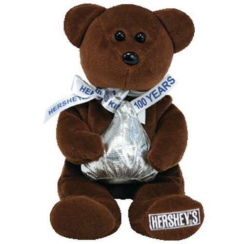 Ty Beanie Baby Cocoa Bean hershey Kisses 2007 14th Generation Hang Tag for sale online 