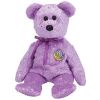 TY Beanie Baby - DECADE the Bear (Purple Version) (8.5 inch) (Mint)