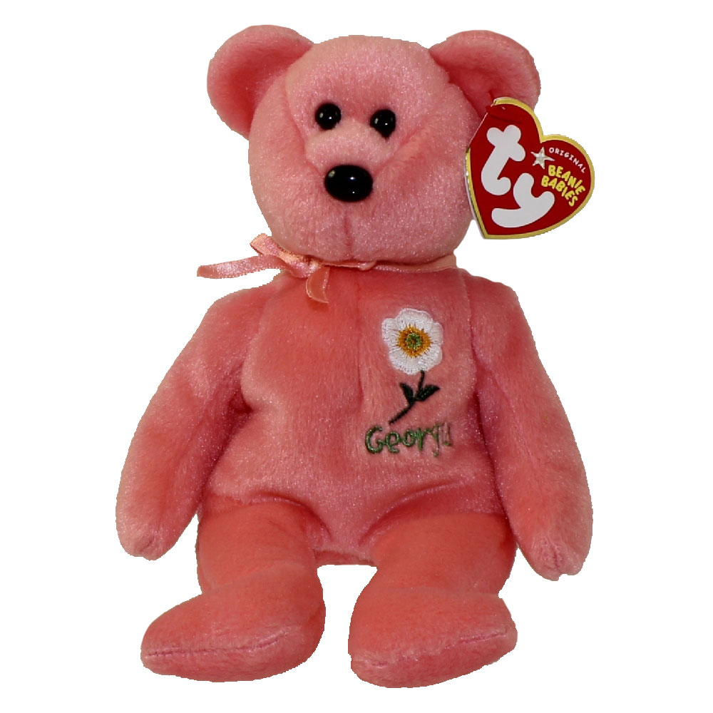 TY Beanie Baby - GEORGIA CHEROKEE ROSE the Bear (8.5 inch) (Mint ...