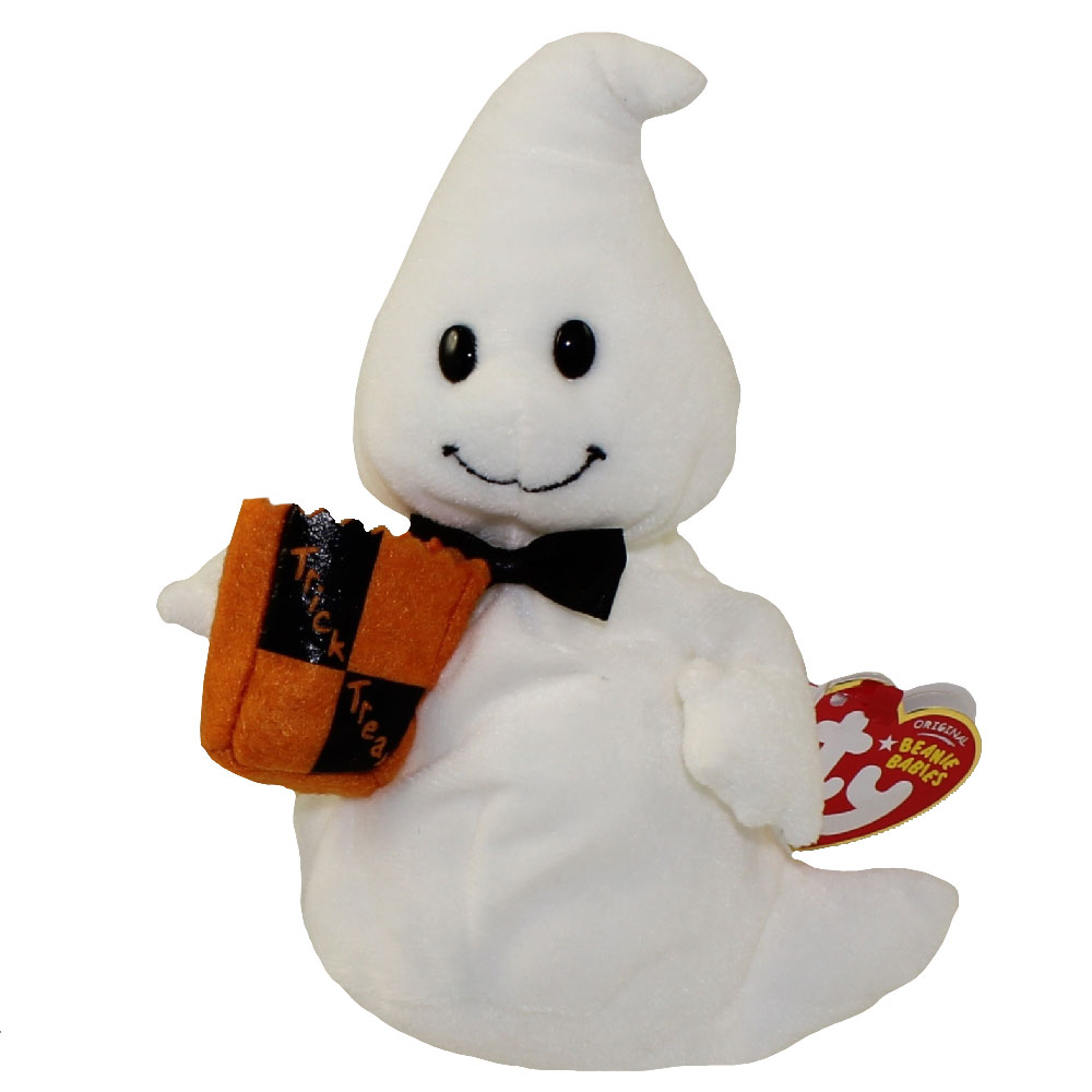 TY Beanie Baby GHOSTIO the Boy Ghost (7 inch) (Mint