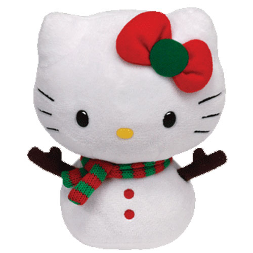 TY Beanie Baby - HELLO KITTY (Snowkitty - 6 inch) (Mint