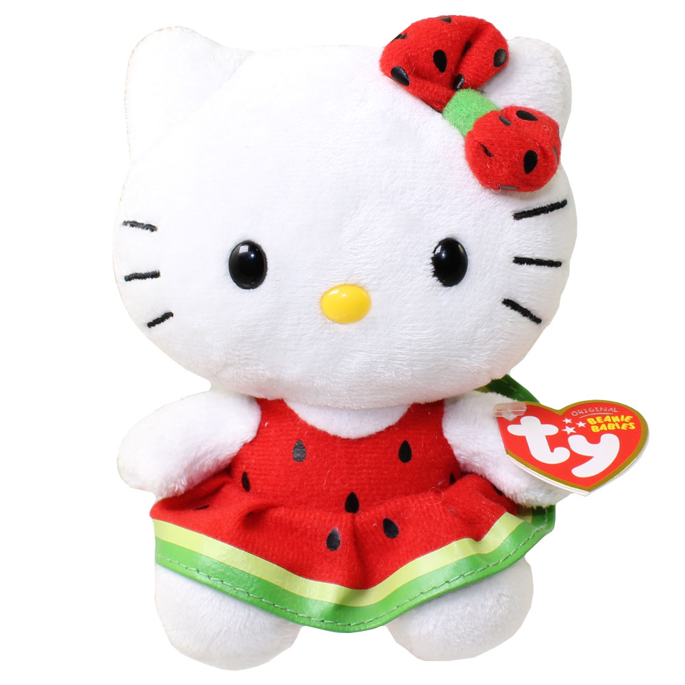 TY Beanie Baby - HELLO KITTY ( WATERMELON ) (5.5 inch) (Mint