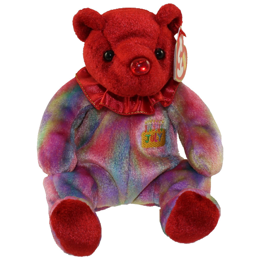 TY Beanie Baby JULY The Birthday Bear 7 5 Inch Mint TY Beanie Baby JULY The Birthday Bear 7 5 Inch Mint