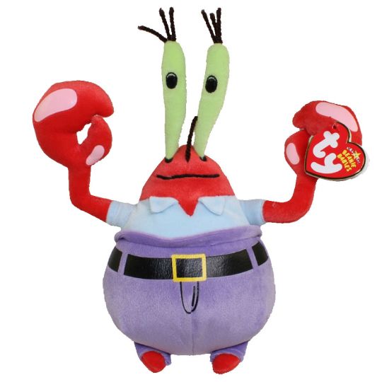 Mr Krabs From Sponge Bob 7 Inch Tall Beanie Babies 40468 by Ty for sale online 