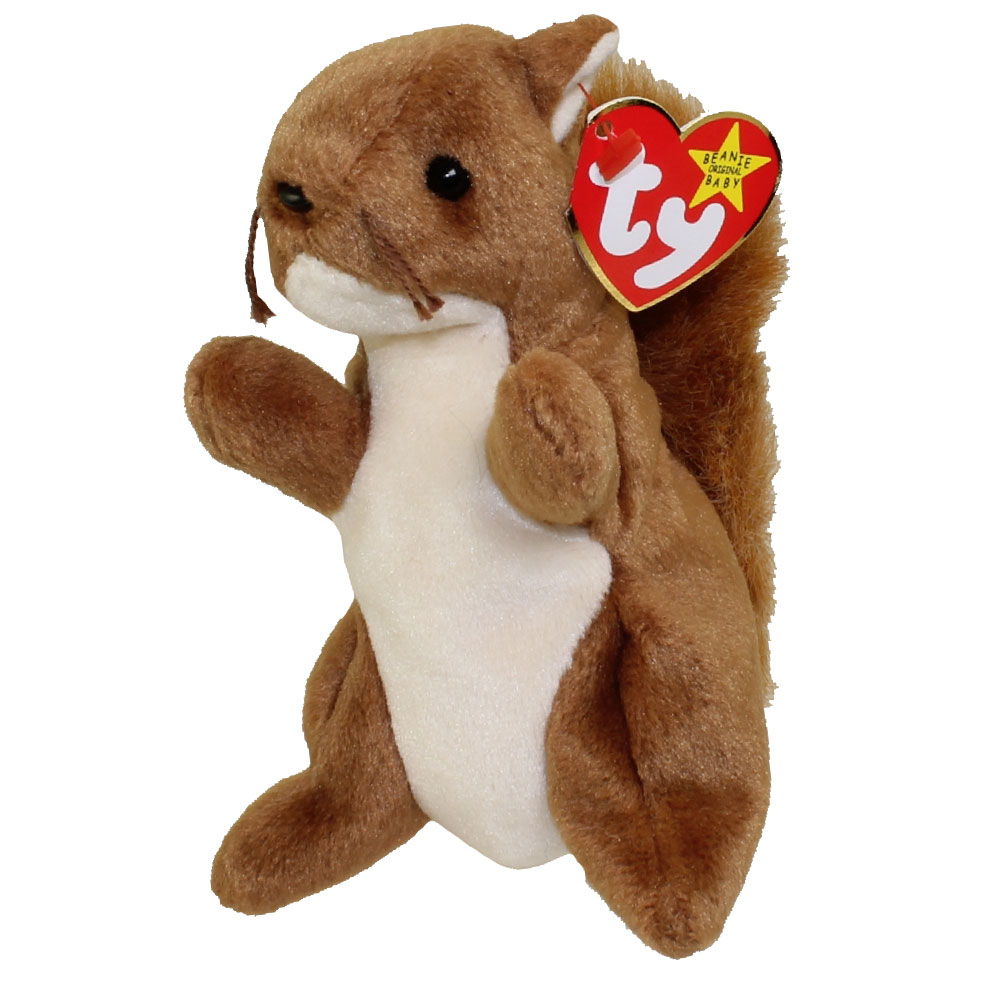 TY Beanie Baby NUTS the Squirrel (5.5 inch) (Mint
