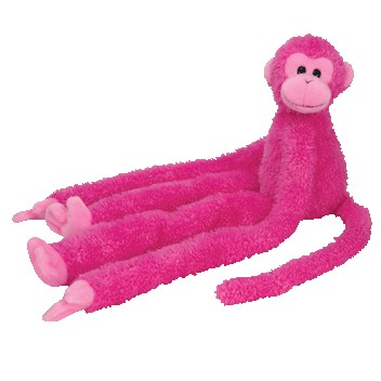 Pink monkey plush discount