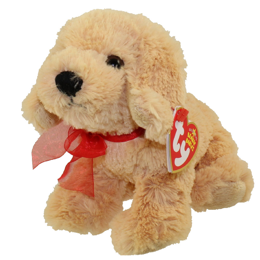 TY Beanie Baby PUDDING the Dog (7 inch) (Mint)