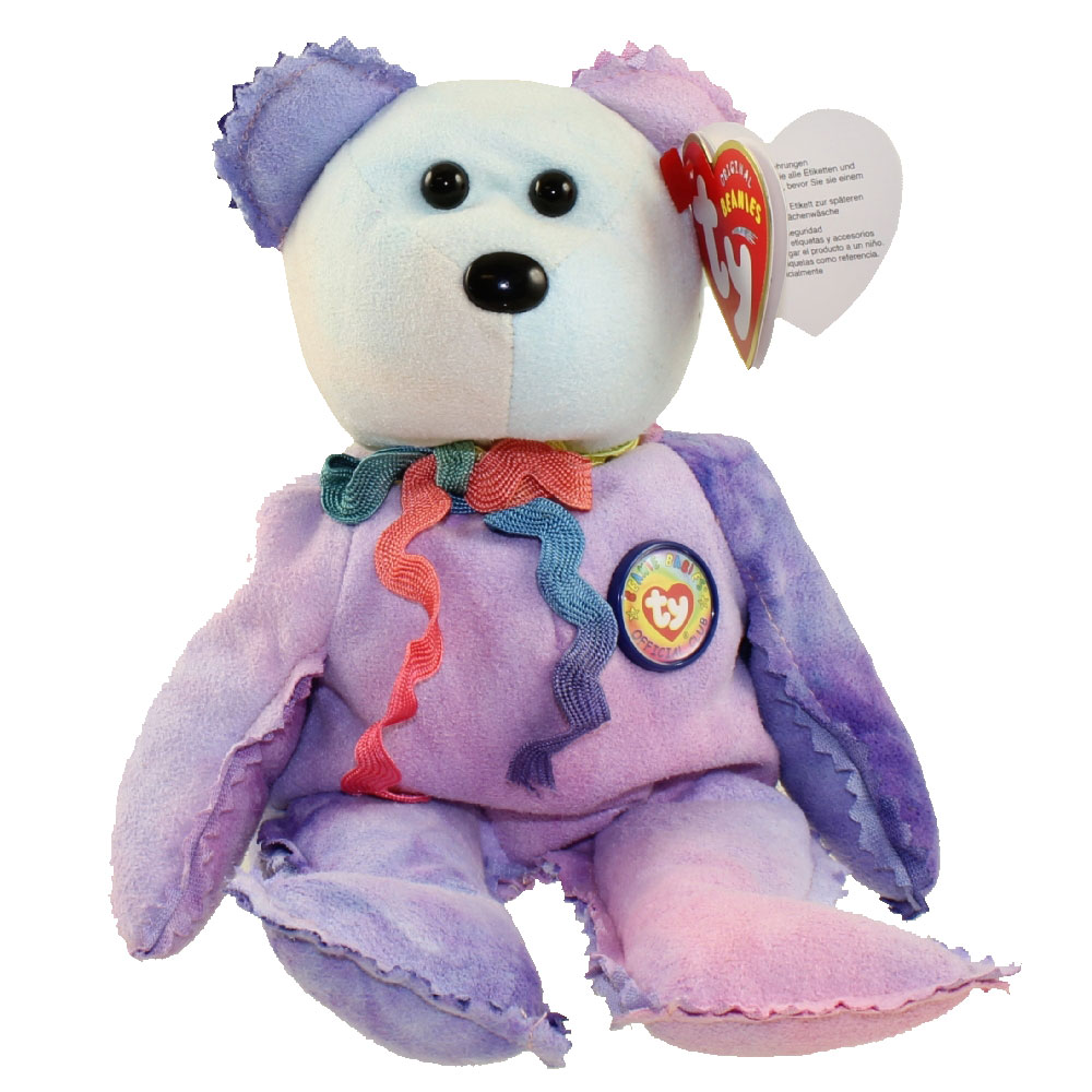 rainbow beanie bear