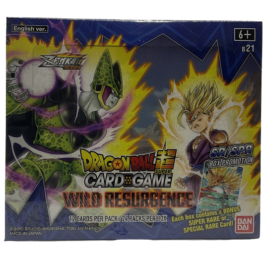 dragon ball super wild resurgence booster box Amazon.com: Dragon Ball Super Collectible Card Game Clash of Fate Booster  Box [24 Packs] : Toys & Games