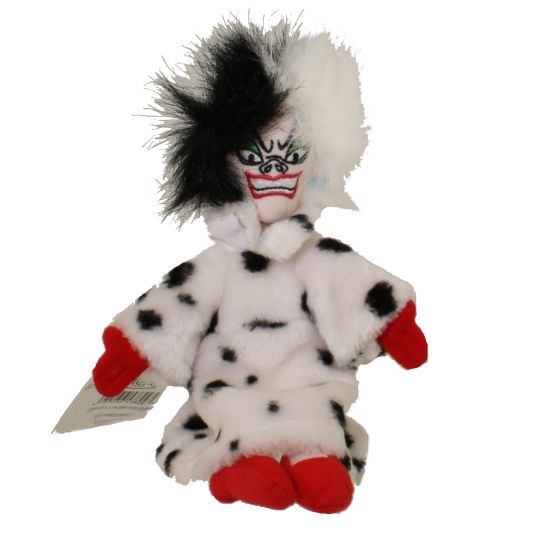 Disney Bean Bag Plush - CRUELLA (101 Dalmatians) (10 inch) (Mint)