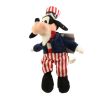 Disney Bean Bag Plush - UNCLE SAM GOOFY (Mickey Mouse) (10 inch) (Mint)