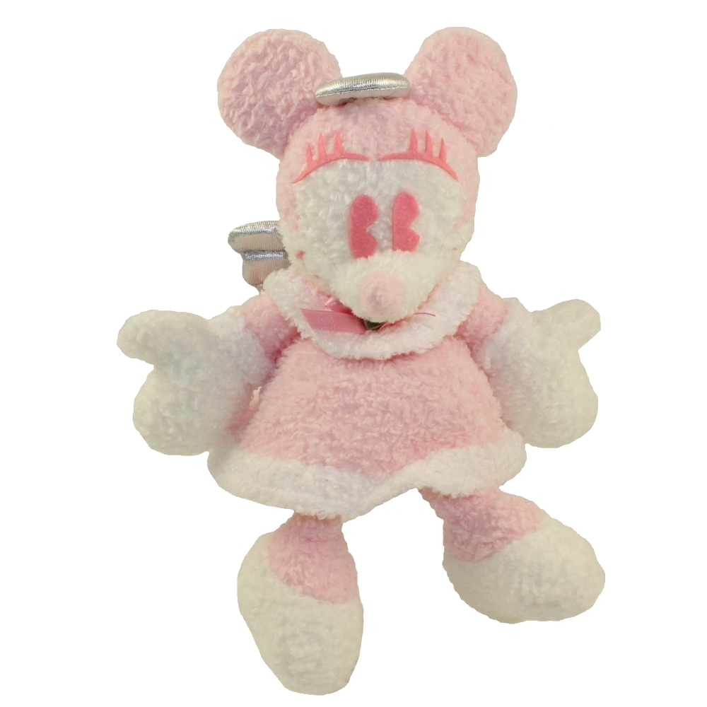 Disney Bean Bag Plush ANGEL MINNIE WRISTLET PURSE (Tokyo Disneyland