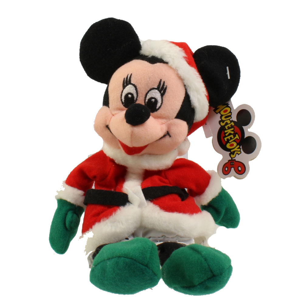 mickey mouse santa plush