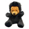 Disney Bean Bag Plush - FUZZY BLACK BEAR POOH (Winnie the Pooh)(6 inch) (Mint)