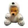 Disney Bean Bag Plush - FUZZY POLAR BEAR POOH (Winnie the Pooh)(6 inch) (Mint)