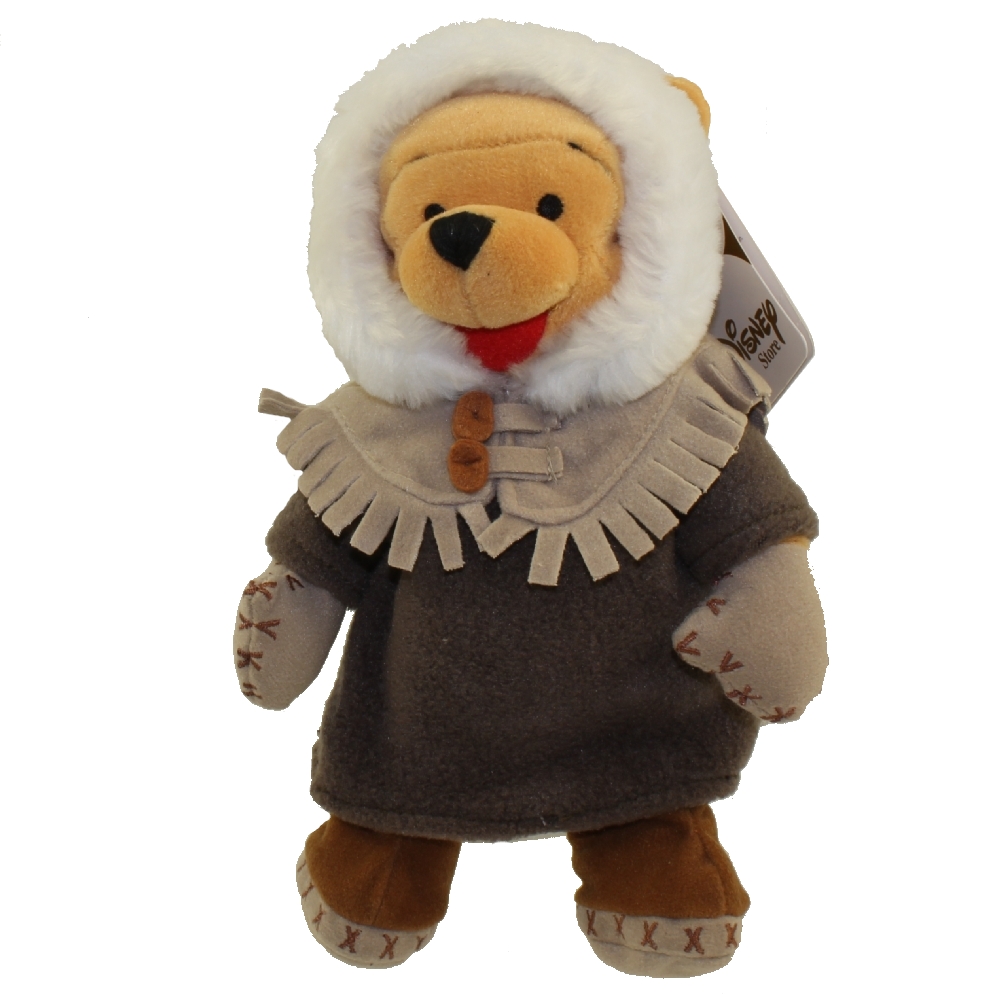 Disney Bean Bag Plush JUNEAU POOH (11 Traveling Series) (Winnie the