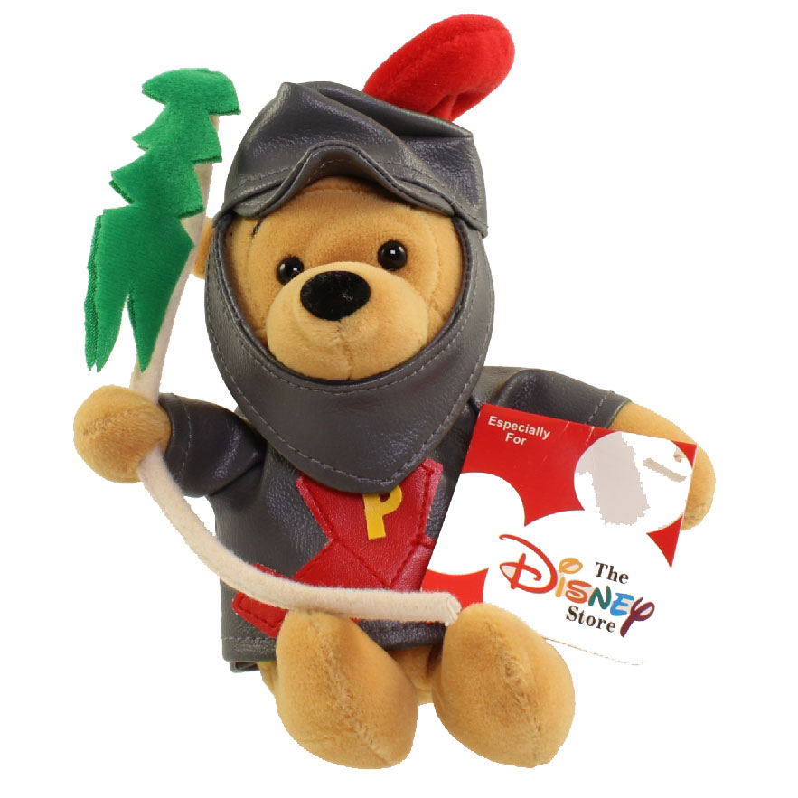 Disney Bean Bag Plush KNIGHT POOH (Winnie the Pooh) (9 inch) (Mint)
