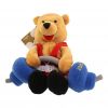 Disney Bean Bag Plush - WEIGHTLIFTING POOH (Winnie the Pooh) (8 inch) (Mint)