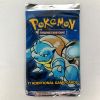 Pokemon Cards - BASE SET - Booster Pack (11 cards) Blastoise Artwork - Factory Sealed & Mint (New)