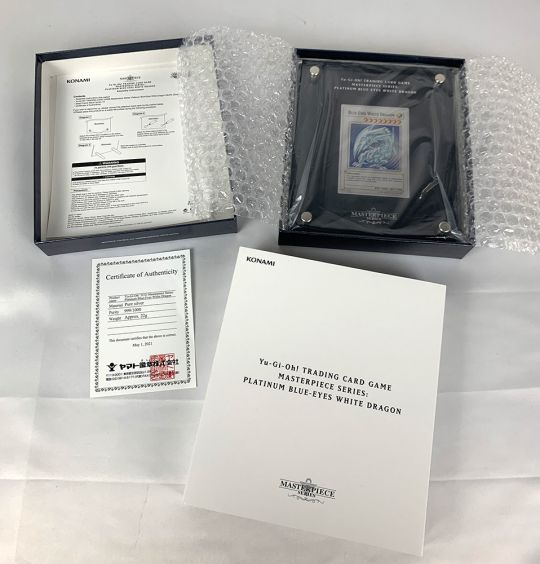 Yu-Gi-Oh Trading Card - Platinum Masterpiece Series - Blue Eyes White Dragon  (Complete) (New): Sell2BBNovelties.com: Sell TY Beanie Babies, Action  Figures, Barbies, Cards & Toys selling online