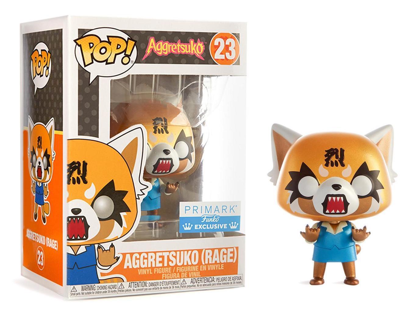 Hovedløse to Garderobe Funko POP! Vinyl Figure - Aggretsuko (Rage) (Metallic) (Primark) (Mint):  Sell2BBNovelties.com: Sell TY Beanie Babies, Action Figures, Barbies, Cards  & Toys selling online
