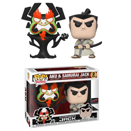 Funko POP! Vinyl Figure - Aku & Samurai Jack (2-Pack) (NYCC