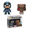 Funko POP! Vinyl Figure - Black Bolt (Blue - Glow) & Lockjaw (Teleporting) (2-Pack) (SDCC) (Mint)