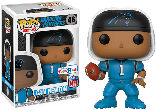 Funko POP Vinyl Figure Cam Newton Color Rush Mint