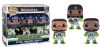 Funko POP! Vinyl Figure - Earl Thomas, Richard Sherman, & Kam Chancelor (Legion of Boom) (Mint)