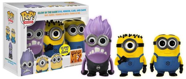 Funko POP! Vinyl Figure - Evil Minion, Carl, & Dave (Glow in the Dark) (Mint): Sell2BBNovelties.com: Sell TY Beanie Babies, Action Barbies, & Toys online