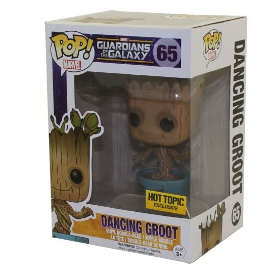 Funko POP! Marvel: Dancing Groot Guardians of the Galaxy Bobble Action  Figure 65