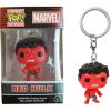 Funko Pocket POP! Keychain - Marvel - RED HULK (1.5 inch) (Mint)