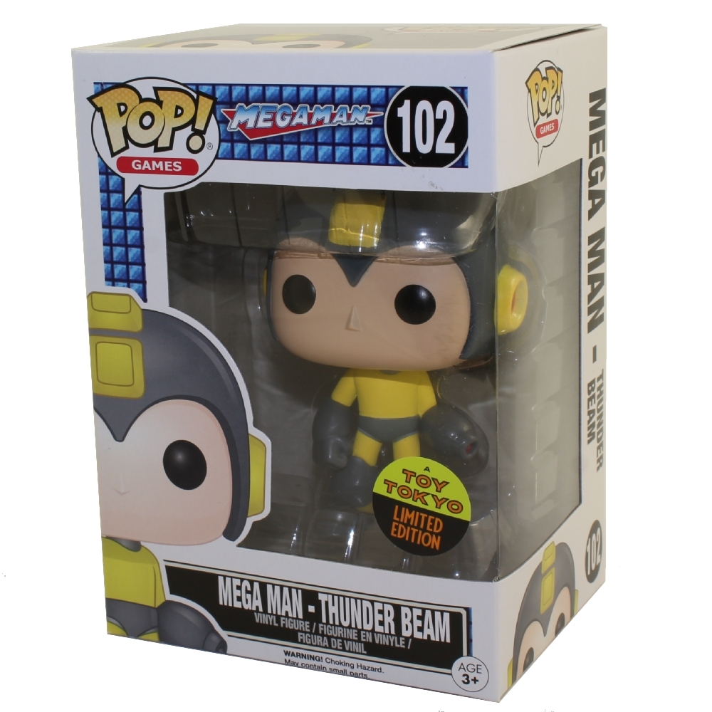 gold mega man funko pop