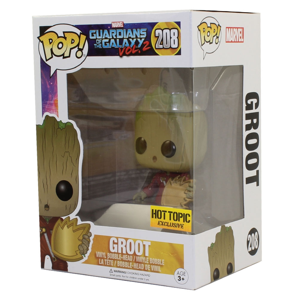 Funko POP! Guardians of the Galaxy Vol. 2 Movie - Vinyl Bobble - GROOT ...