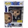 Funko POP! Disney's Beauty & the Beast Vinyl Figure - BEAST [Flocked] #243 *Exclusive* (Mint)