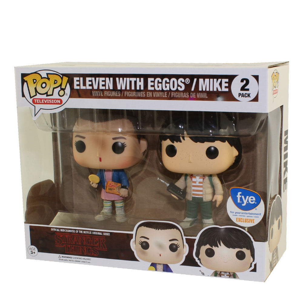 Funko POP! Television - Stranger Things Vinyl Figures - ELEVEN (Eggos) \u0026  MIKE (2-pk) *fye Exclusive*: Sell2BBNovelties.com: Sell TY Beanie Babies,  Action Figures, Barbies, Cards \u0026 Toys selling online