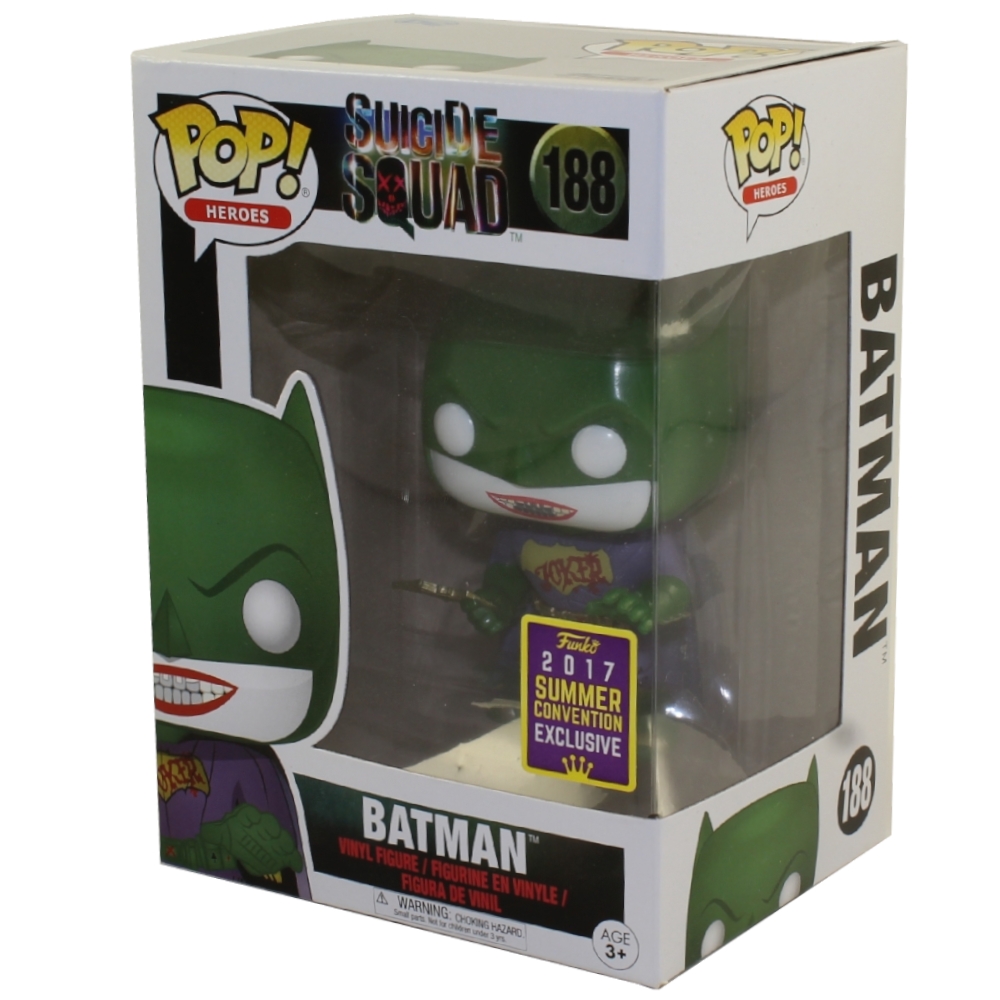 Funko Suicide Squad POP Heroes Joker Batman Exclusive Vinyl Figure 188 -  ToyWiz