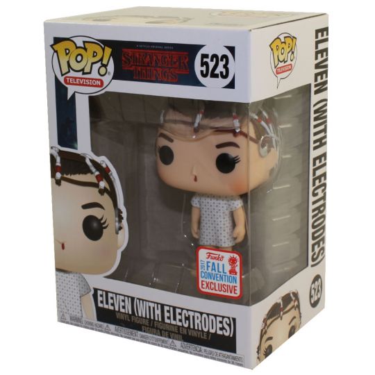 Pop Funko Eleven With Electrodes Stranger Things Exclusive 