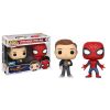Funko POP! Movies - Spider-Man Homecoming Vinyl Figures 2-PACK - PETER PARKER & SPIDER-MAN (Mint)