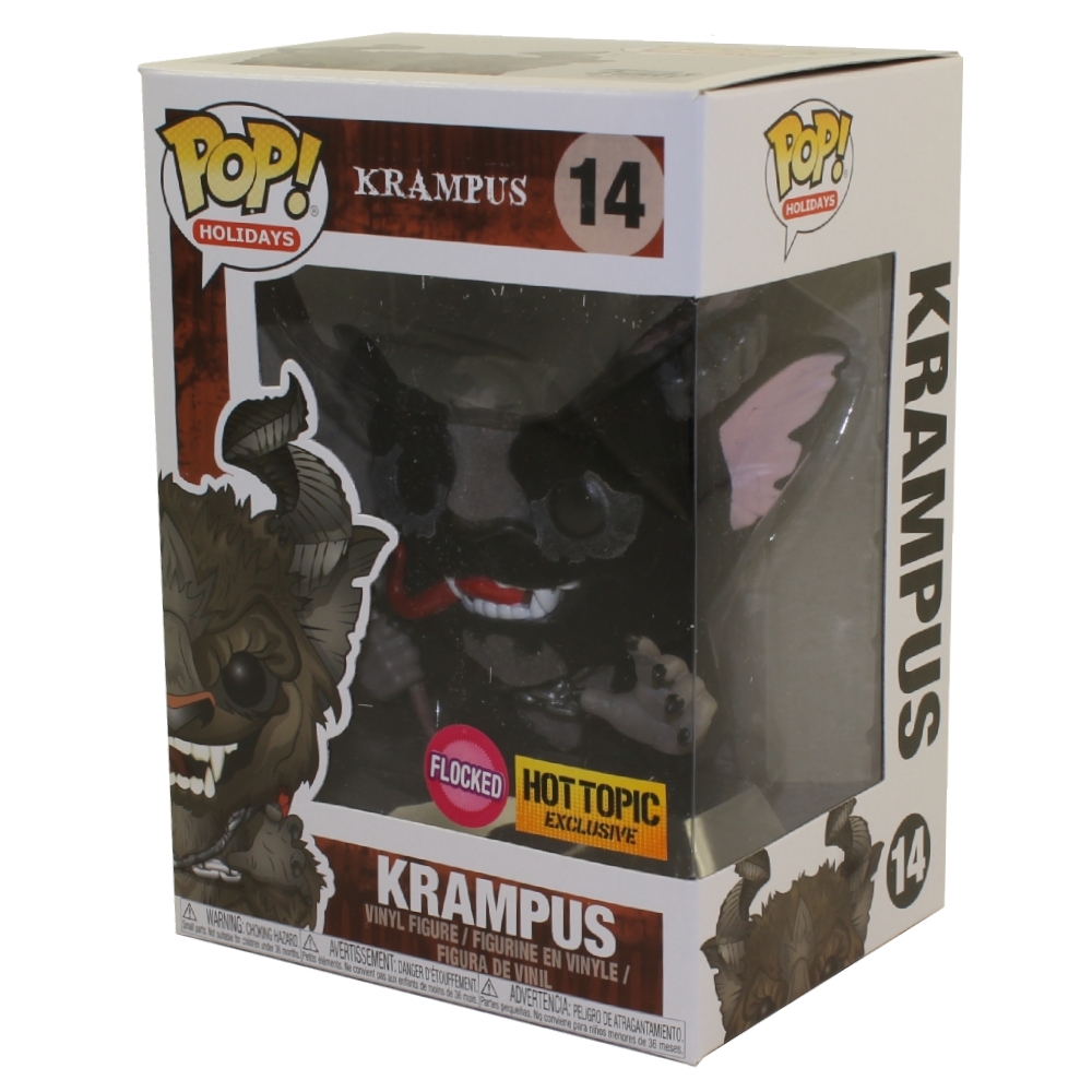 flocked krampus pop