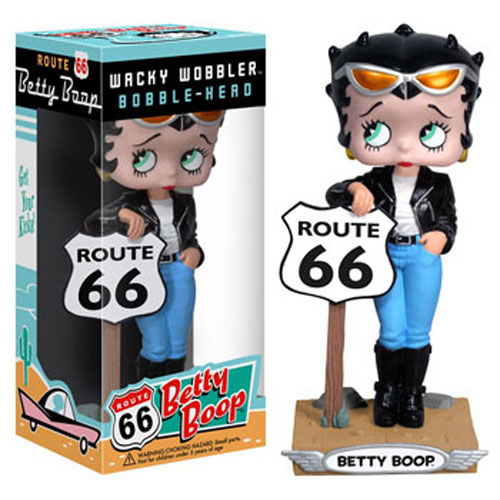 Funko Wacky Wobbler - Betty Boop - ROUTE 66 (6 inch) (Mint